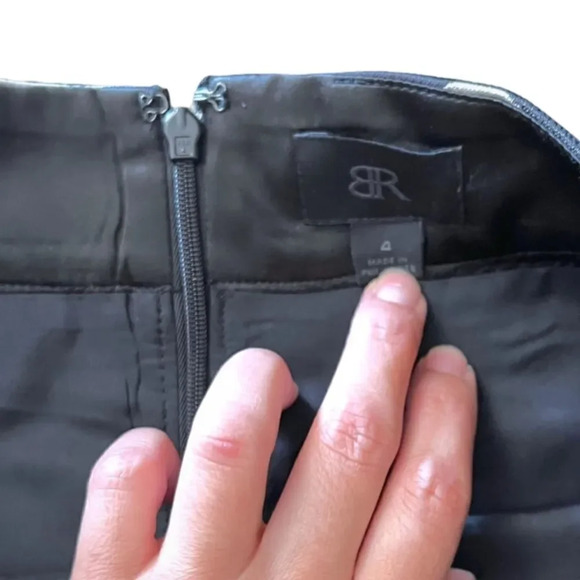 BANANA REPUBLIC | Gold/Black | A-LINE WOVEN DIAMOND SKIRT - Picture 7 of 8